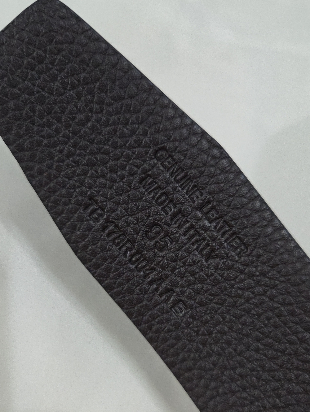 Reversible Tom Ford Black Brown Leather Belt Gold T Buckle 95cm - Picture 8 of 15